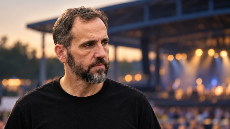 AI-assisted editorial illustration of Jack Smith in a plain black shirt for coverage of the Jack Smith shirt dispute